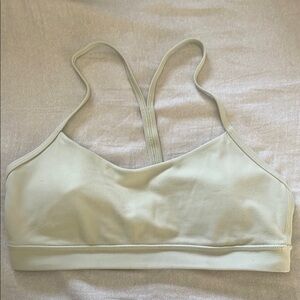 lululemon light green Flow Y Bra